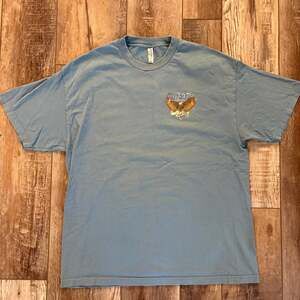 Bob Seger 2017 Tour Cities T Shirt Silver Bullet Band Concert Blue XL